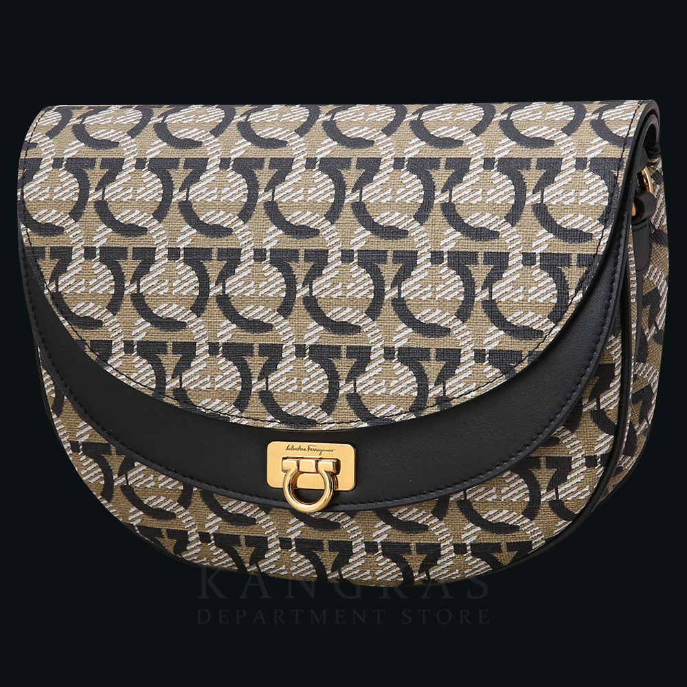 FERRAGAMO(USED)페레가모 21H986 간치니 PU 스몰 숄더백